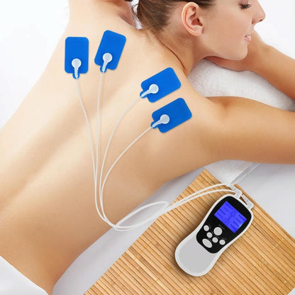 Blue Low Frequency Pulse Meridian Massage Instrument - White Upgrade
