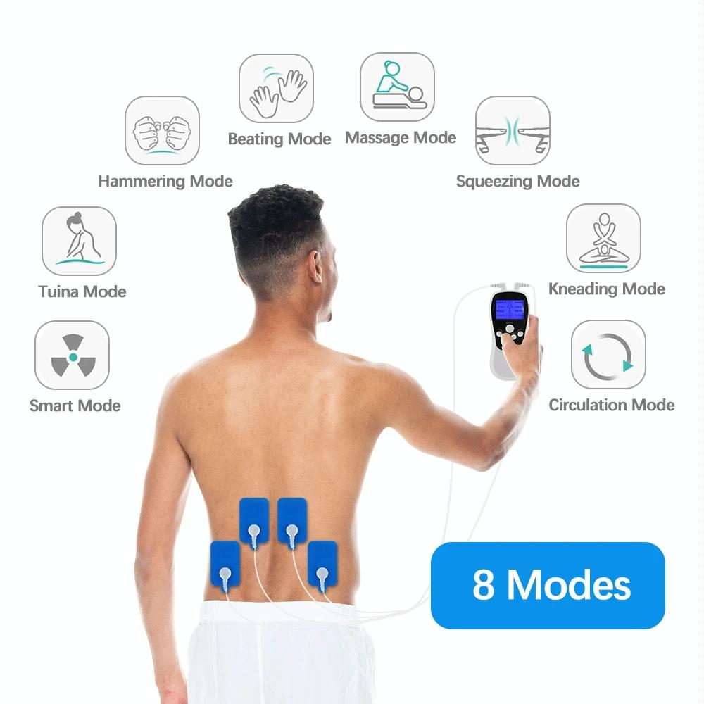 Blue Low Frequency Pulse Meridian Massage Instrument - White Upgrade