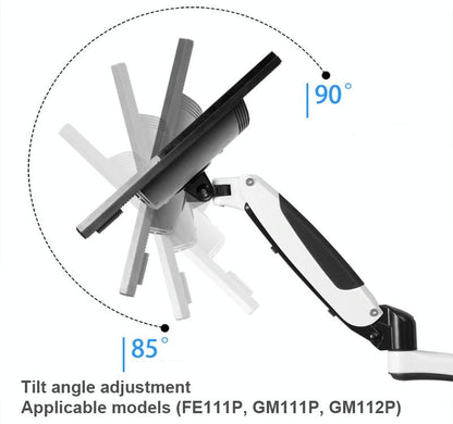 Adjustable Monitor Bracket for Easy Lifting and Rotation