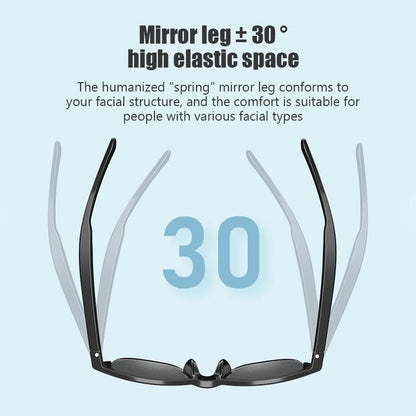 Bluetooth 5.3 Smart Sunglasses with Wireless Headset and Anti-glare Protection