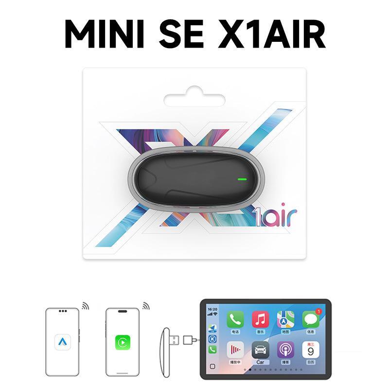 Wireless Carplay Adapter For Android - Mini Se X1Air Black - Mini Se X2Air Black