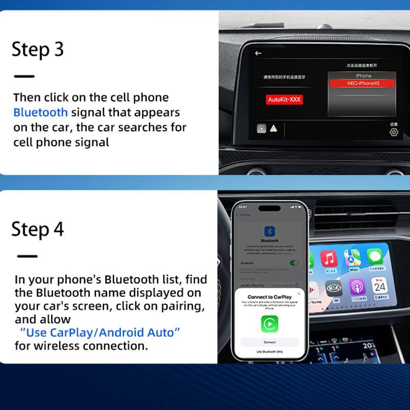 Wireless Carplay Adapter For Android - Mini Se X1Air Black - Mini Se X2Air Black