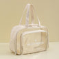 Beige Waterproof Beach Bag For Toiletries Cosmetics L For Swimming Travel - Beige With Shoe Warehouses