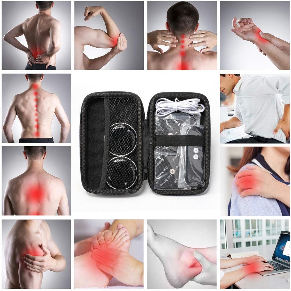 Ems Cervical Massager Patch Full Body Pulse Therapy - Double Host With Remote