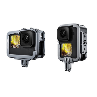 Vertical Shooting Set for Gopro Hero11 / 10 / 9 with Aluminium Alloy Frame