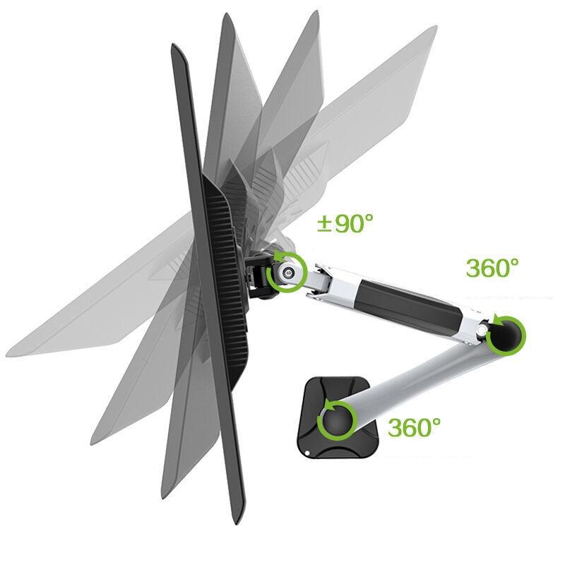 Adjustable Desktop Monitor Stand - Rotating