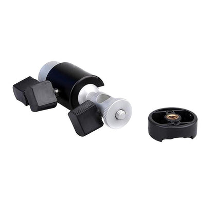 Black D-Type Flash Light Stand Bracket - Compact Design