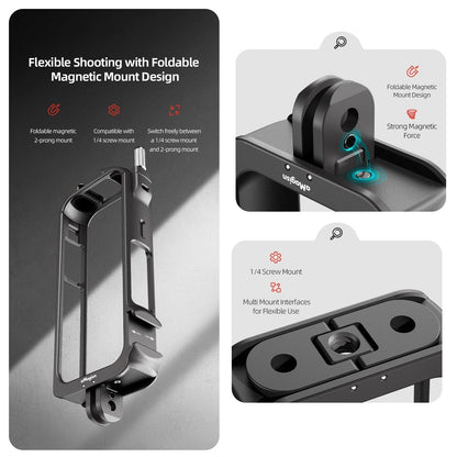 Amagisn Metal Rabbit Cage Protective Frame - Insta360 X3 - Only Cage