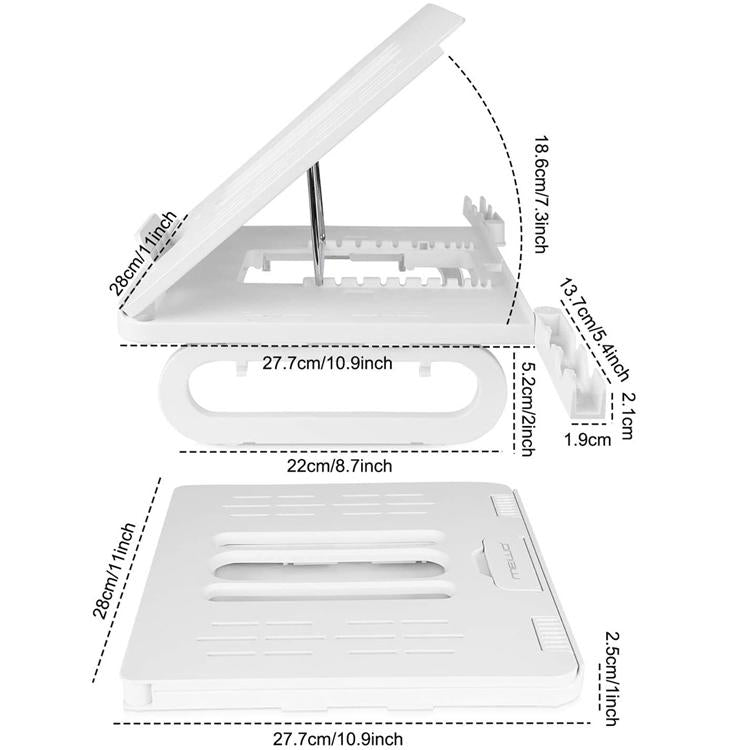 Adjustable Foldable Laptop Stand for Cooling and Ergonomic Lifting