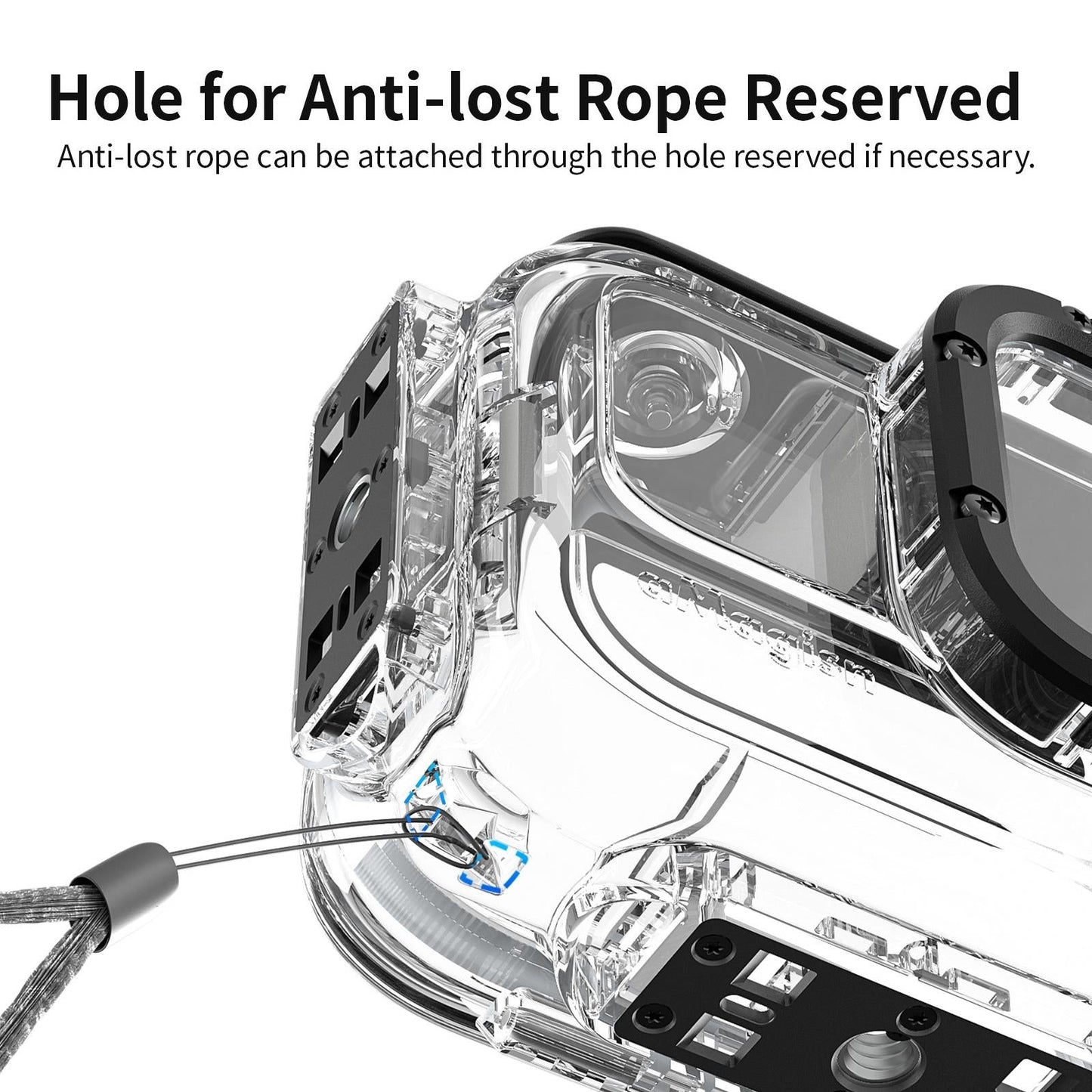 60m Waterproof Dive Shell for Magisn Camera - Horizontal & Vertical Shooting - For Insta360 Ace
