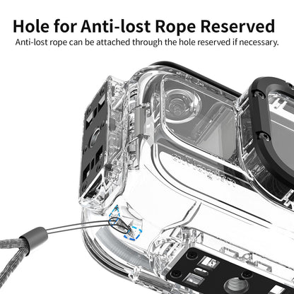 60m Waterproof Dive Shell for Magisn Camera - Horizontal & Vertical Shooting - For Insta360 Ace