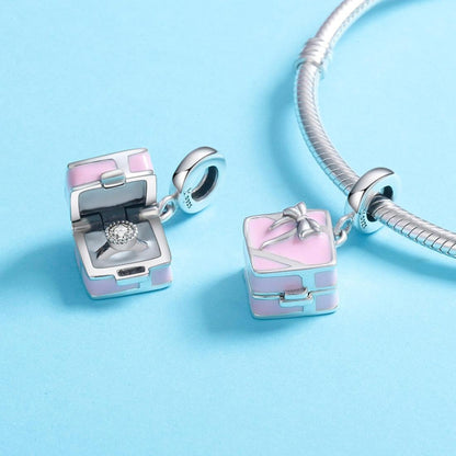 925 Sterling Silver Diy Romantic Beaded Bracelet