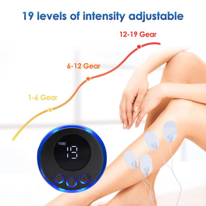 2-In-1 Remote Upgrade Jack For Sc-195B Mini Cervical Massage Stickers Ems Pulse Meridian Therapy Instrument - 4-In-1 Upgrade Jack