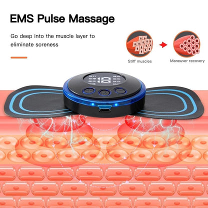 2-In-1 Remote Upgrade Jack For Sc-195B Mini Cervical Massage Stickers Ems Pulse Meridian Therapy Instrument - 4-In-1 Upgrade Jack