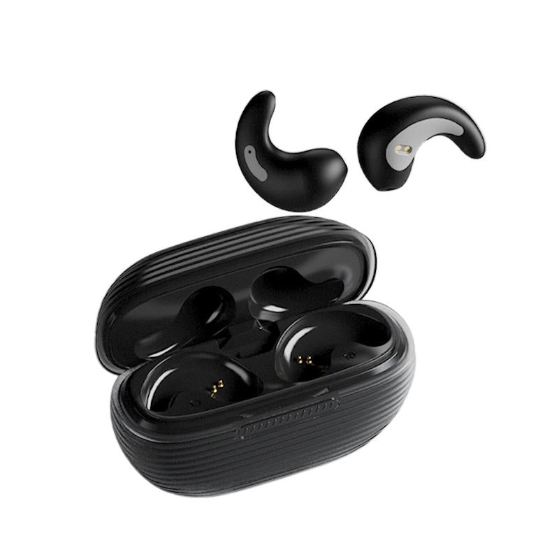 Bluetooth Earphones with Charging Case for Restful Sleep - White Wihout Silicone Case