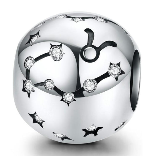 925 Sterling Silver Diy Zodiac Bracelet Beads Taurus Style - Taurus