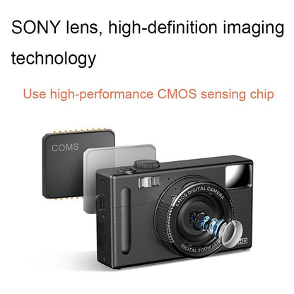 3.0 Hd Children'S Digital Camera With 48Mp And 3 Screen - Pink