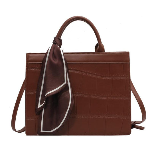 Black Crossbody Bag For Women Versatile & Large - Brown Large
