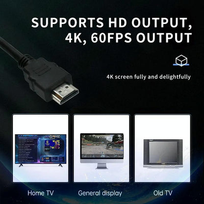 Portable 2.4G Wireless Game Console - 4K Hd Linux Stick - 128G Storage - 128G 10000+ Games