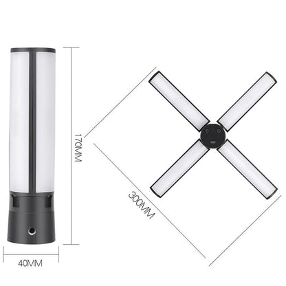 Portable Beauty Live Fill Light For Mobile Phones - Foldable Charging Model