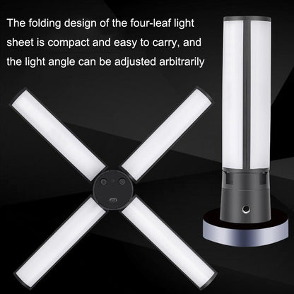 Portable Beauty Live Fill Light For Mobile Phones - Foldable Charging Model