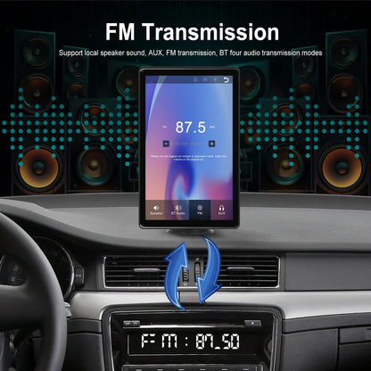 8 Inch Full Touch Car Screen Player - Horizontal / Vertical Carplay / Android Auto - With Camera