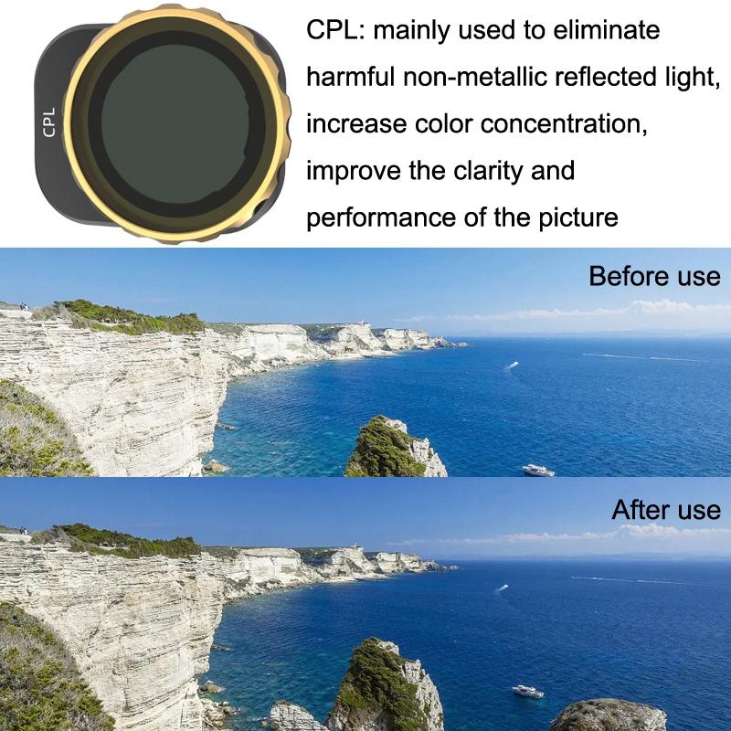 Pro Mini 3 Camera Filters - Zg Cpl Style