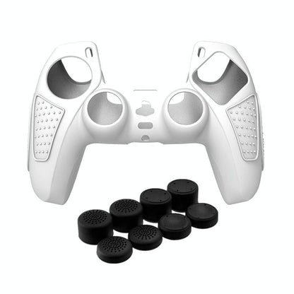 Black Silicone Protective Case for Ps5 Gamepad - Anti-skid Cover - Blue