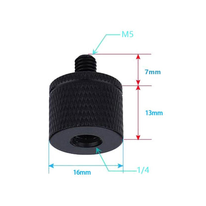 4-Piece A19 1 / 4 Female To M5 Male Screw Adapters