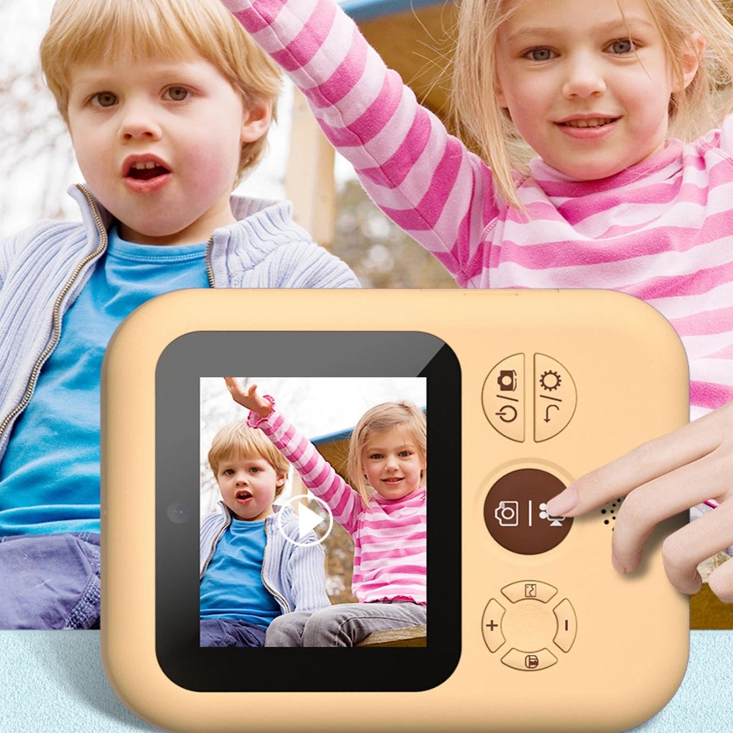 Children'S Instant Camera With 2.4 Hd Screen & 16Gb Memory Card Available