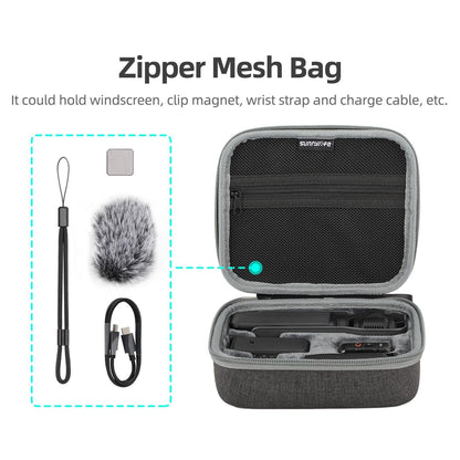 Portable Storage Case For Dji Pocket 3 - Complete Protection For Travel - Standard Set Bag
