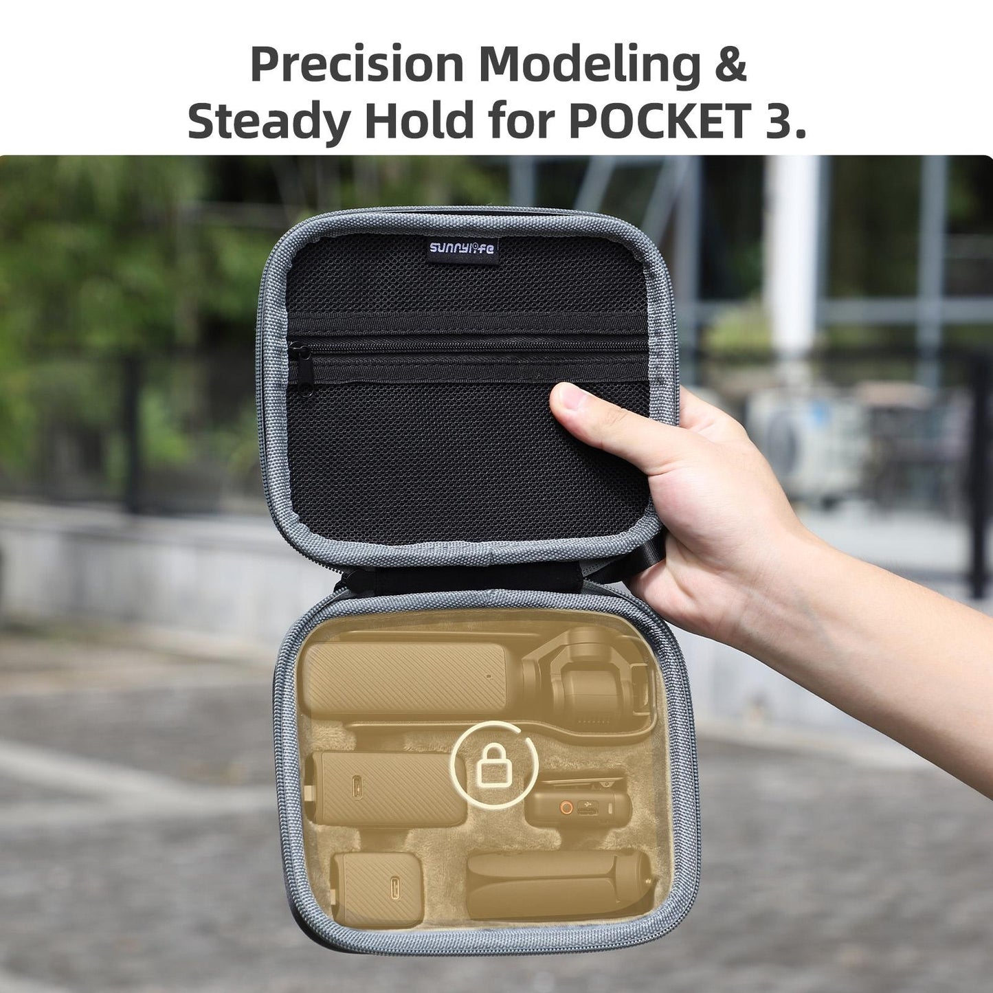 Portable Storage Case For Dji Pocket 3 - Complete Protection For Travel - Standard Set Bag