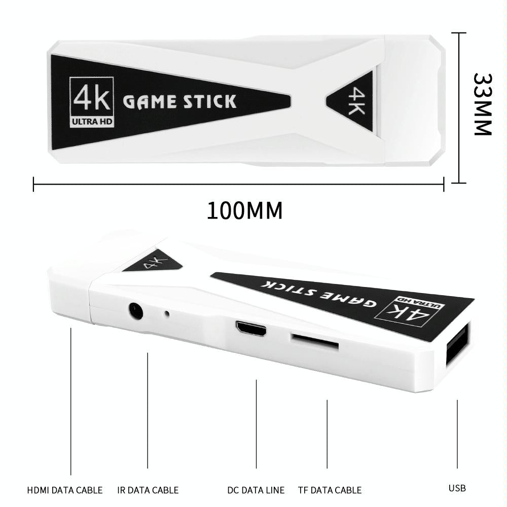 Portable 3D Game Console For Psp Tv Stick - Retro Wireless Gamepad - 128G - 128G