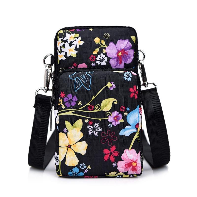 Animal Park Mini Crossbody Phone Wallet With Arm Band - Pink Holiday