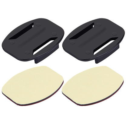 2 Flat Surface Mounts + 2 Adhesive Stickers For Action Cameras - Jaws Flex Clamp For Gopro Hero12