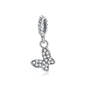 925 Sterling Silver Butterfly Pendant For Bracelet Or Necklace