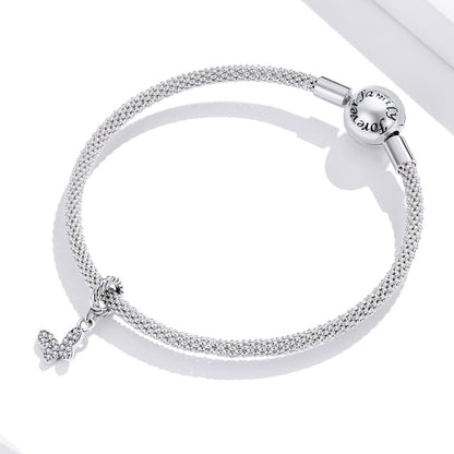 925 Sterling Silver Butterfly Pendant For Bracelet Or Necklace