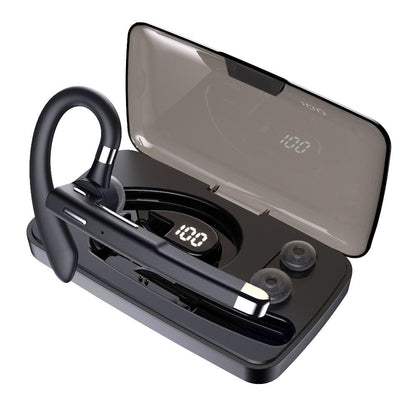 Rotatable Bluetooth Earphone with Charging Box & Digital Display