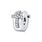 925 Sterling Silver Cross Bead Buckle For Diy Accessories