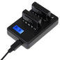 Gopro Hero4 Charger with Dual Batteries and Lcd Screen