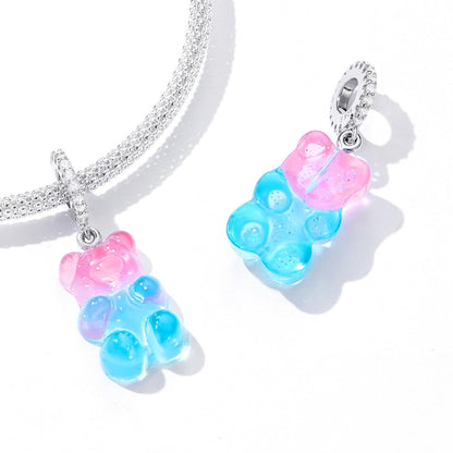 925 Sterling Silver Bear Charm For Bracelet Or Necklace