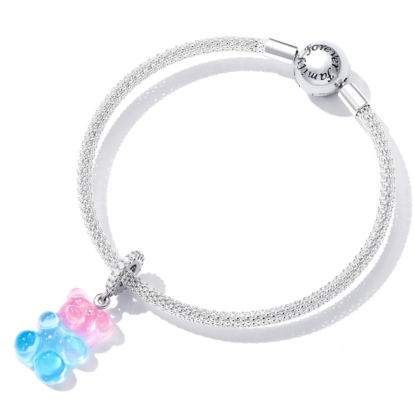 925 Sterling Silver Bear Charm For Bracelet Or Necklace