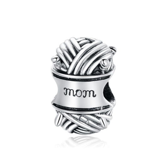 925 Sterling Silver Knitting Bead Bracelet / Necklace Accessory