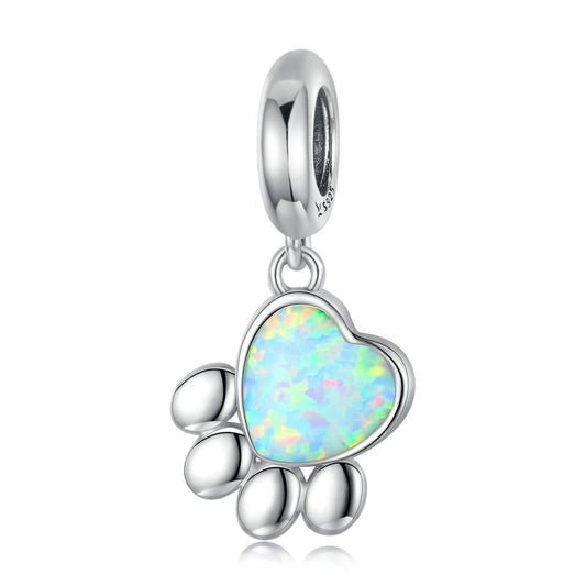 925 Sterling Silver Opal Bead Bracelet & Necklace Set