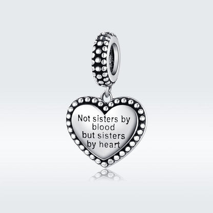 Retro Heart Charm For Diy Bracelets
