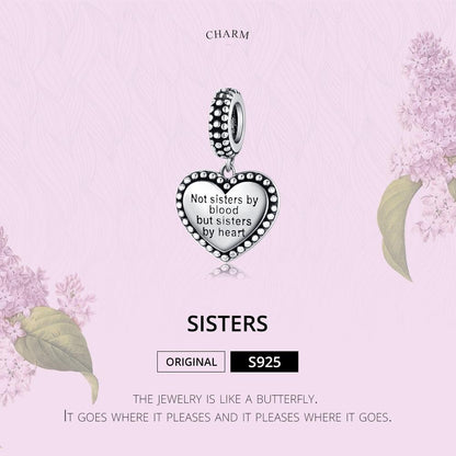 Retro Heart Charm For Diy Bracelets
