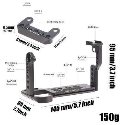 Sony Fx30 / Fx3 Camera Protection Cage Stabilizer Rig - Rabbit Cage - Rabbit Cage + Top Board