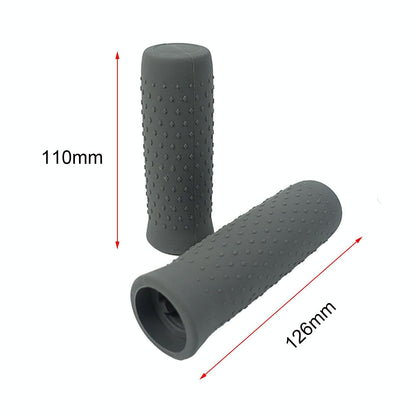 Silicone Handbar Cover For Ninebot G30 Max - Black 1 Pair