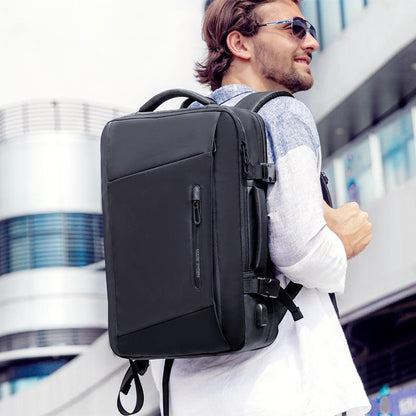 Large Capacity Raincoat Style Oxford Backpack for Men - 17.3 Inch