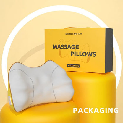 Portable Lumbar And Neck Massager For Car Gray Charging Model - Charging Model Yellow
